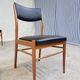 Vtg Set Of 4 Mid Century Dining Chairs Scandinavian Danish Design 60s 70s Retro