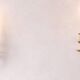 Pair of mirror wall lights in bronze - Maison Lucien Gau, Paris