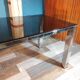 Italian coffee table + 6 chairs 1970s