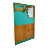Mid-century wall mounted coat rack Czechoslovakia, 1970s