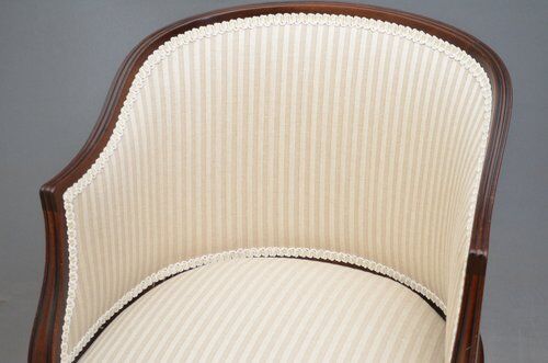 Edwardian mahogany armchair