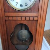 Wooden clock art deco style