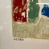 Silkscreen by Georges Roudneff – numbered print 71/80 – framed