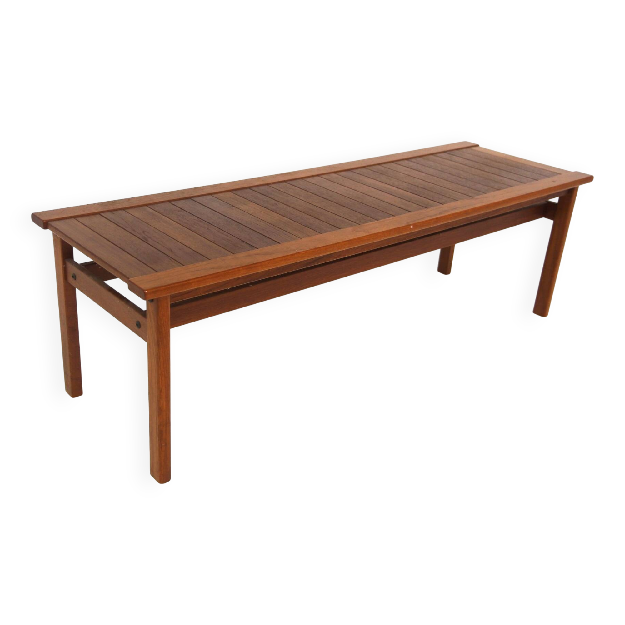 Scandinavian teak bench "Florida", Ingvar Andersson, Lannhult, Sweden, 1960