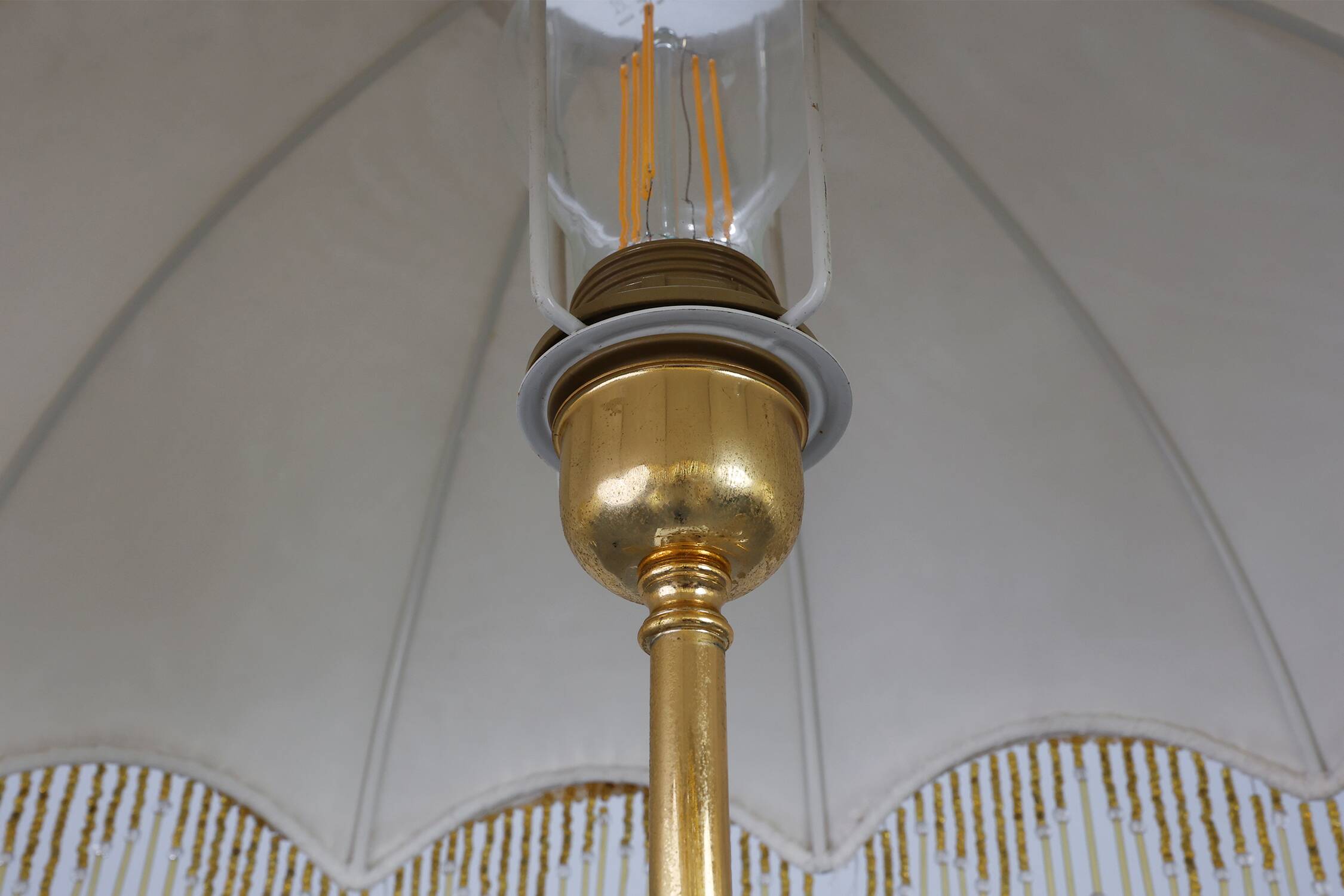 Lampe de table de style régence théâtrale d'Hollywood par Galeotti, Italie, années 1970.