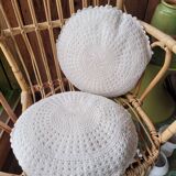 Set of 2 crochet cushions