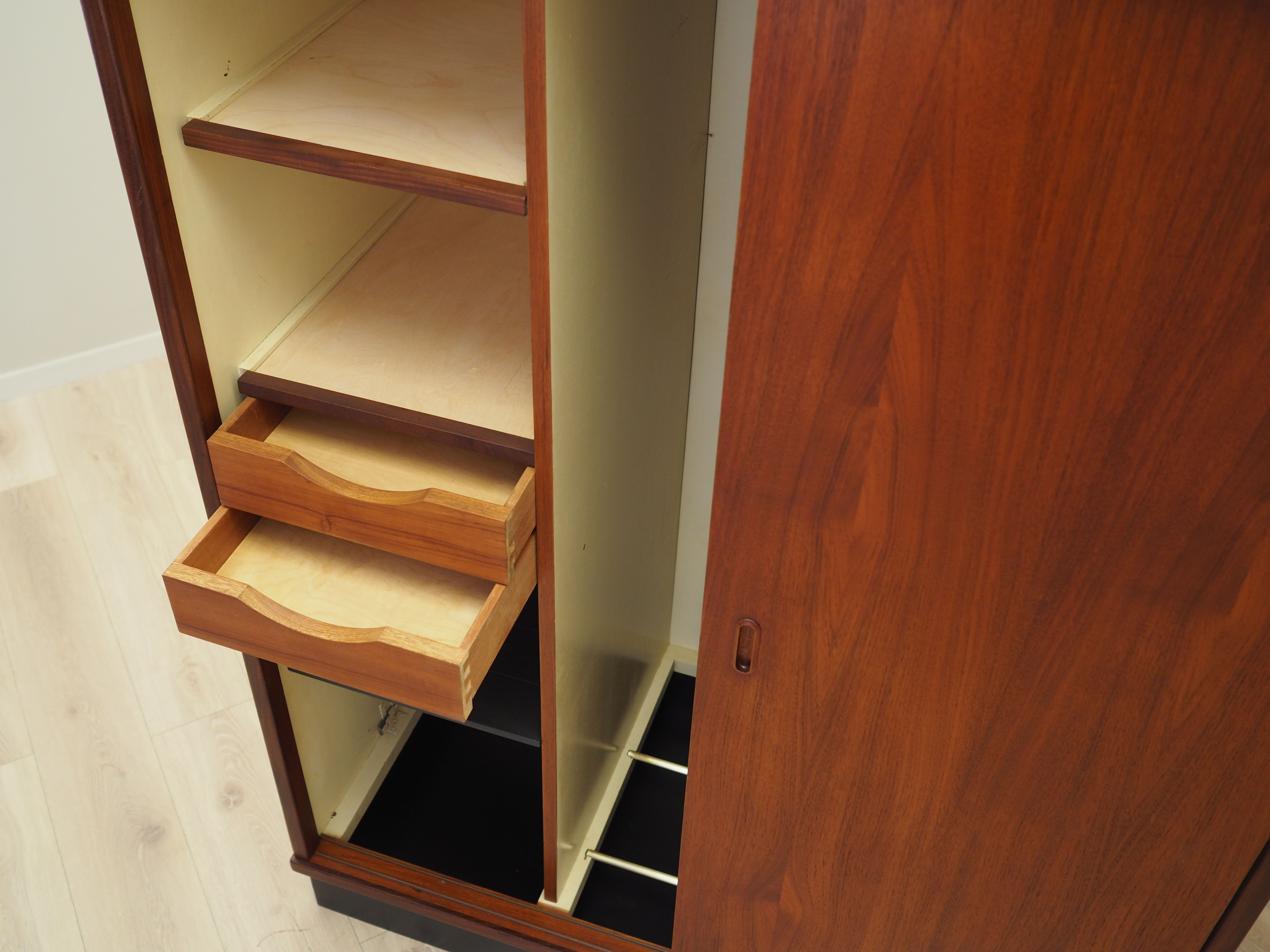 Teak wardrobe, Danish design, 1960s, production: Denmark