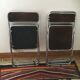 Lot de 4 chaises pliantes en velours