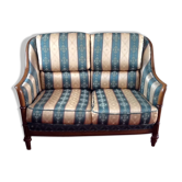 Sofa 2 places frame cherry