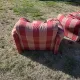 3-seater sofa and 2 armchairs Cassina Maralunga by Vico Magistretti