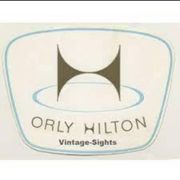 Pair of Loewy wall lights for Hilton, brass and Perspex, France 1965
