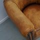 Vintage Dutch Cognac Leather Club Chairs, Set of 2