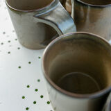 Lot de 5 tasses  Arts Céram en grès