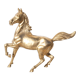 Xl brass horse
