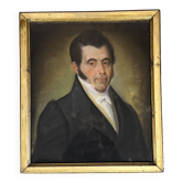 Pastel portrait of a man, mid-19th century