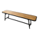 Mango wood and metal bench – industrial style – 161 cm