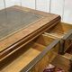 1930s Chippendale English desk in burr walnut