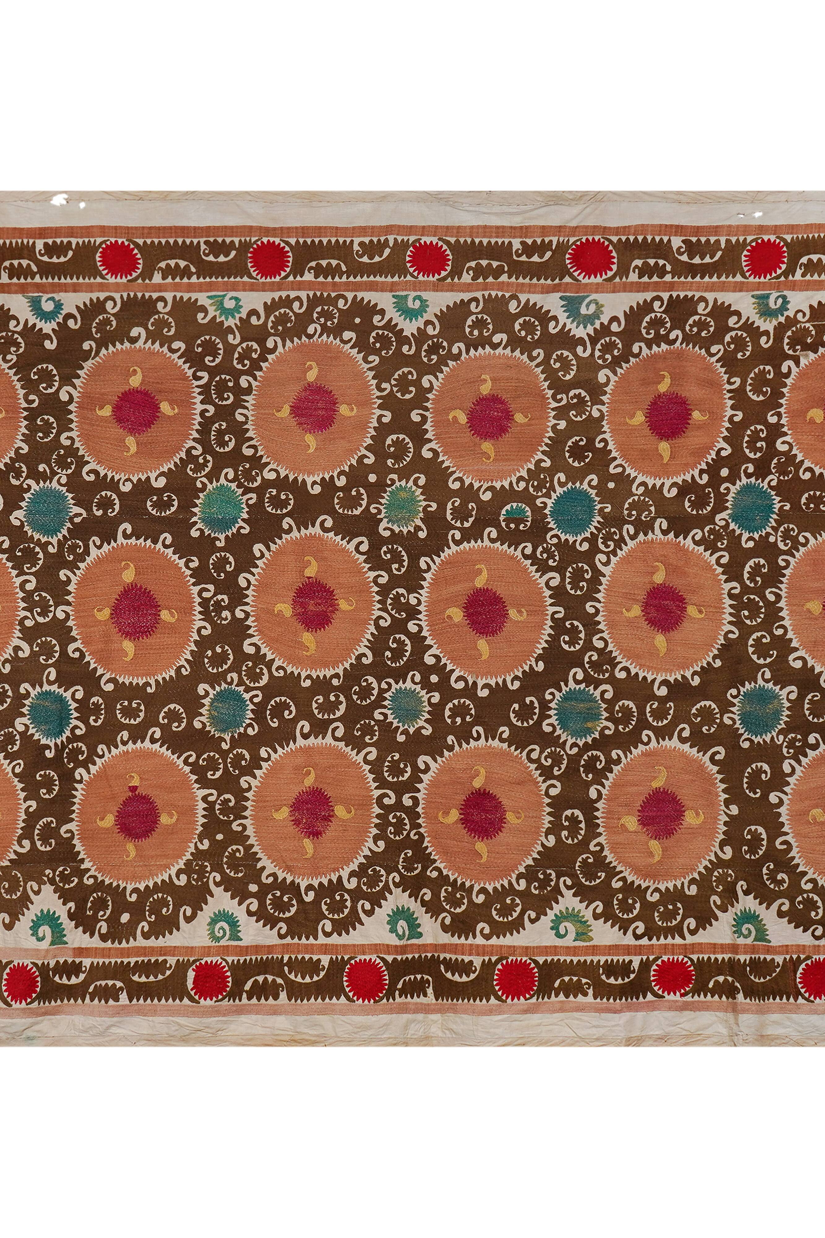 Hand-knotted rug, vintage Turkish rug 228x355 cm