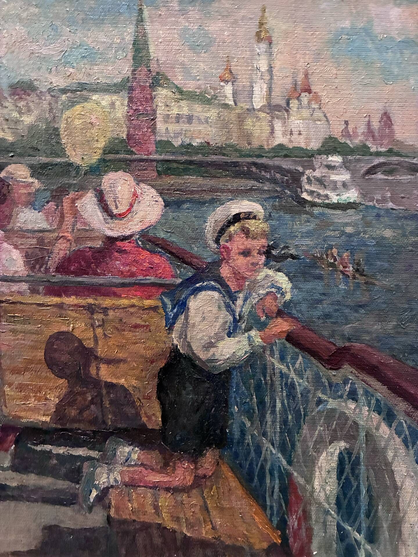 A boat in Moscow, Verigo Anatoly Konstantinovitch
