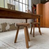 Oak farmhouse table 2m