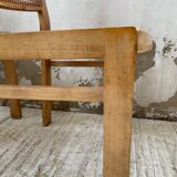 Pair of Baumann chairs beech and cannage