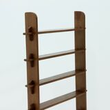 Constructivist wooden standing shelf from the 1960s
