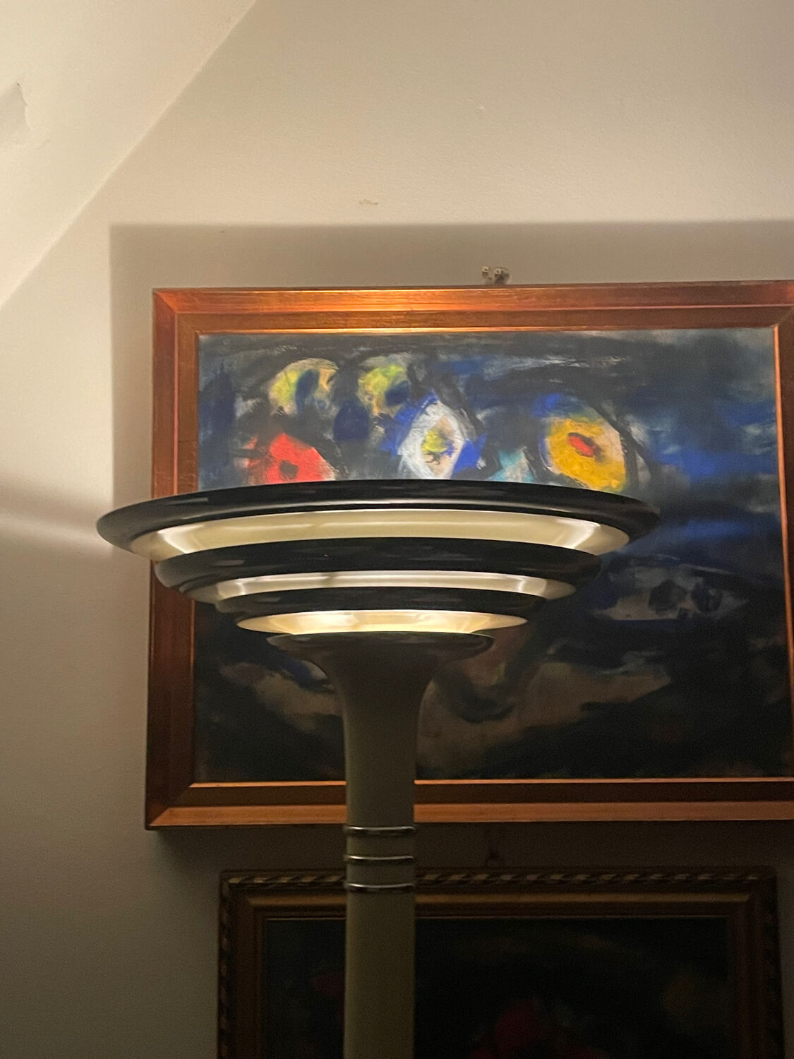 Art Deco metal floor lamp