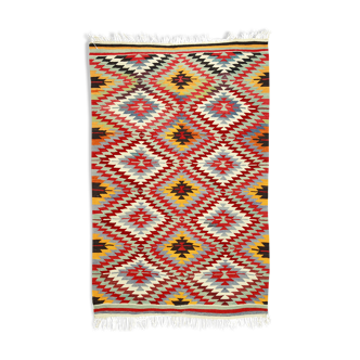 Tapis kilim artisanal d’Anatolie 183 cm x 135 cm