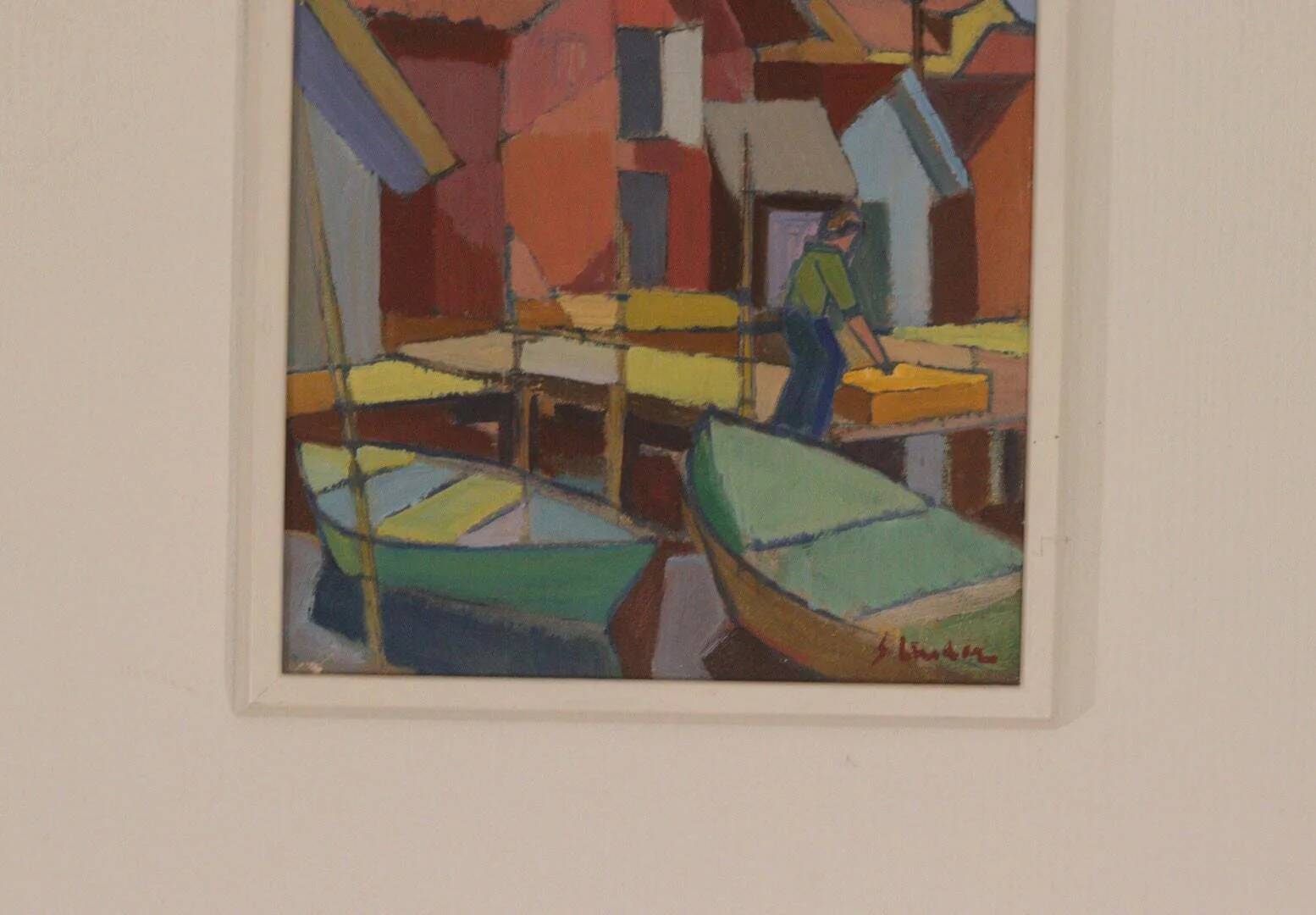 « Maisons et bateaux » de Helge Linden