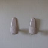 Syla coat hooks in sand beige color