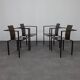 KFF – Karl Friedrich Förster Set of 4 Postmodern Dining Chairs, 1990s