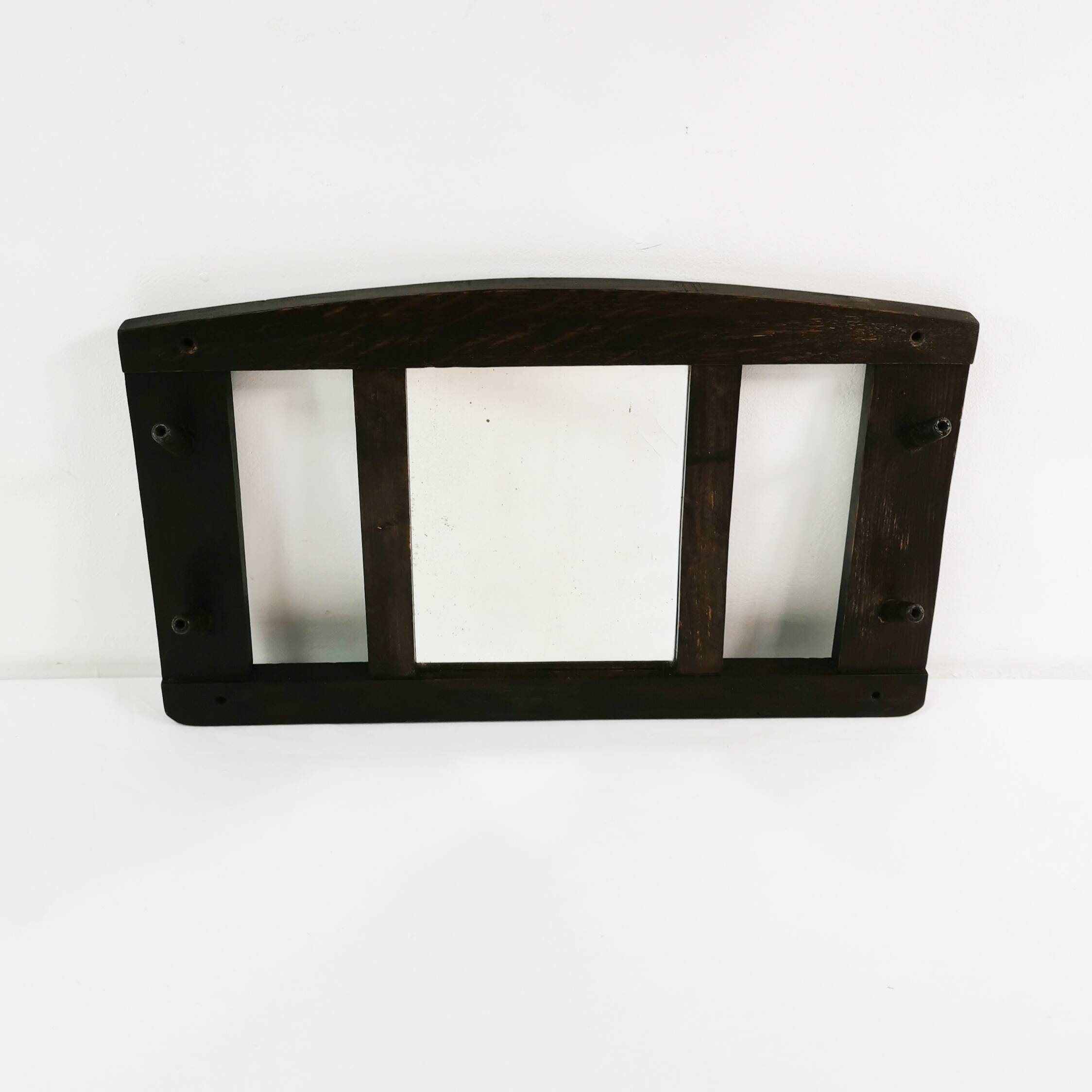 Art Deco wall hanger with mirror, Denmark, 1930s.