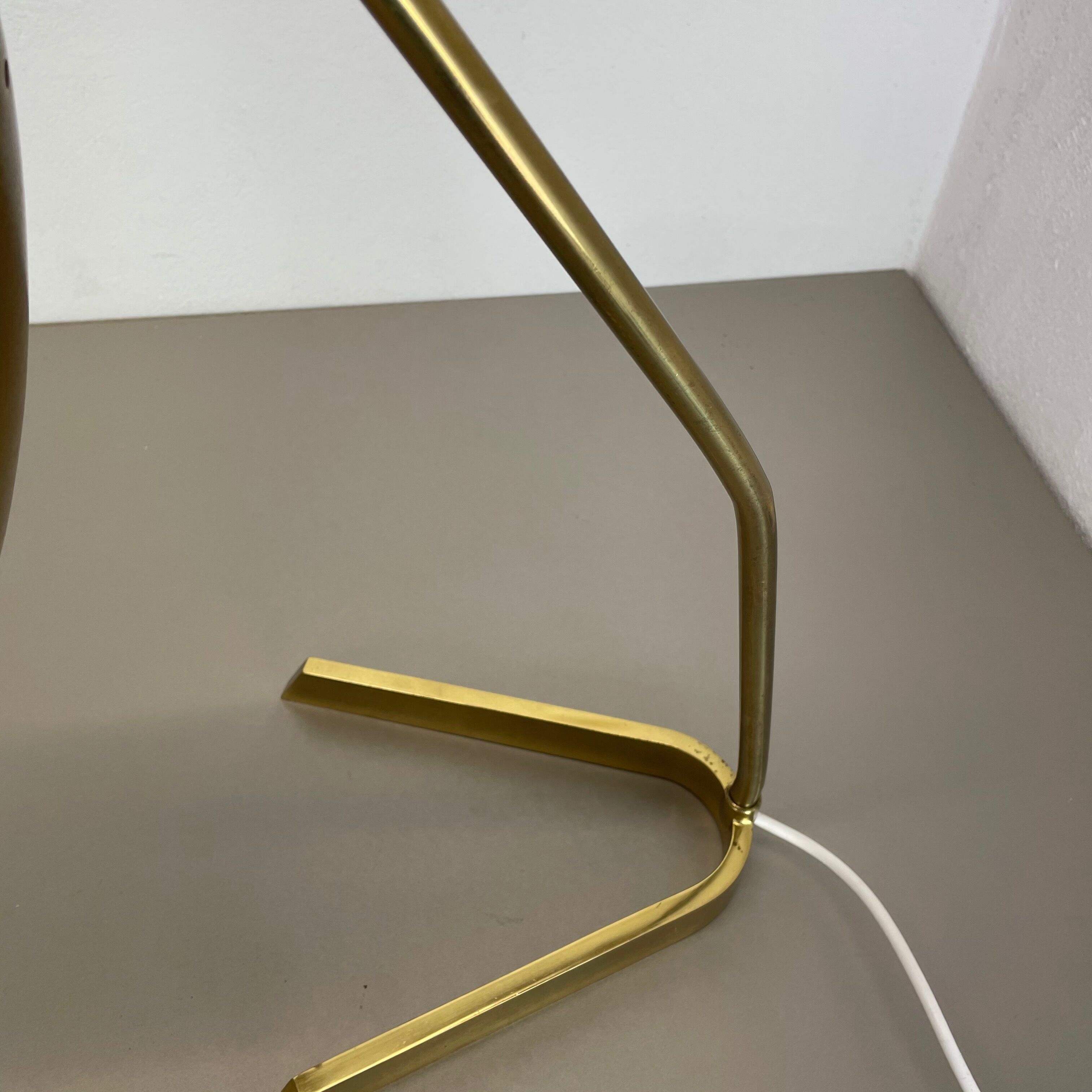 Original Kalmar Style Hollywood Regency Brass Table Light, Austria, 1960s