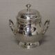 Silver metal coffee set - christofle - gallia collection