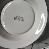 Fine porcelain soup plates