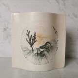 Porcelain design vase from Virebent