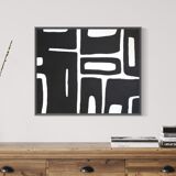 Minimalist abstract painting