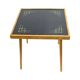 Alfred Busch coffee table, Germany 1960s, glass & beech wood