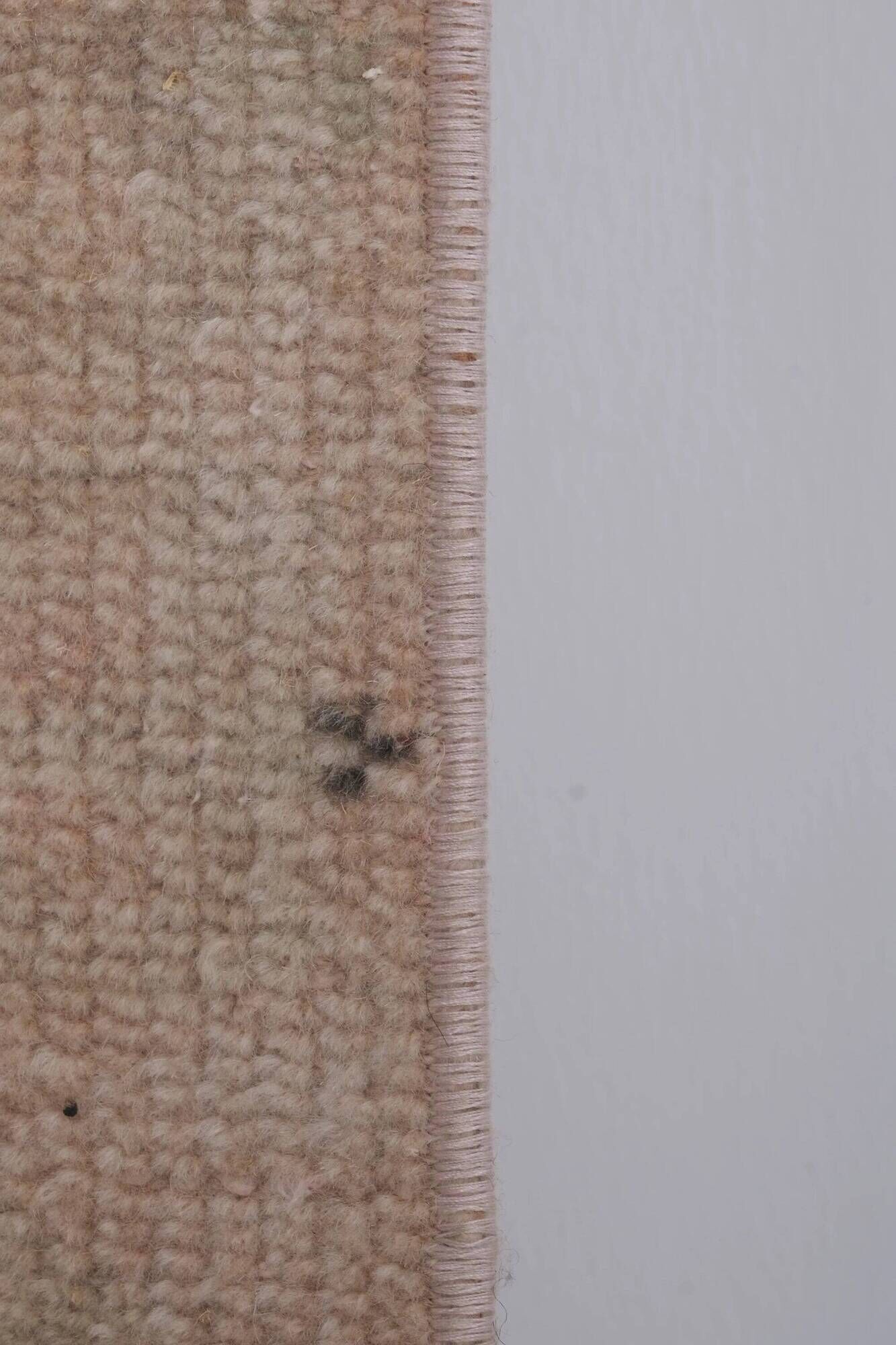 Vintage Turkish hallway carpet 84x576 cm