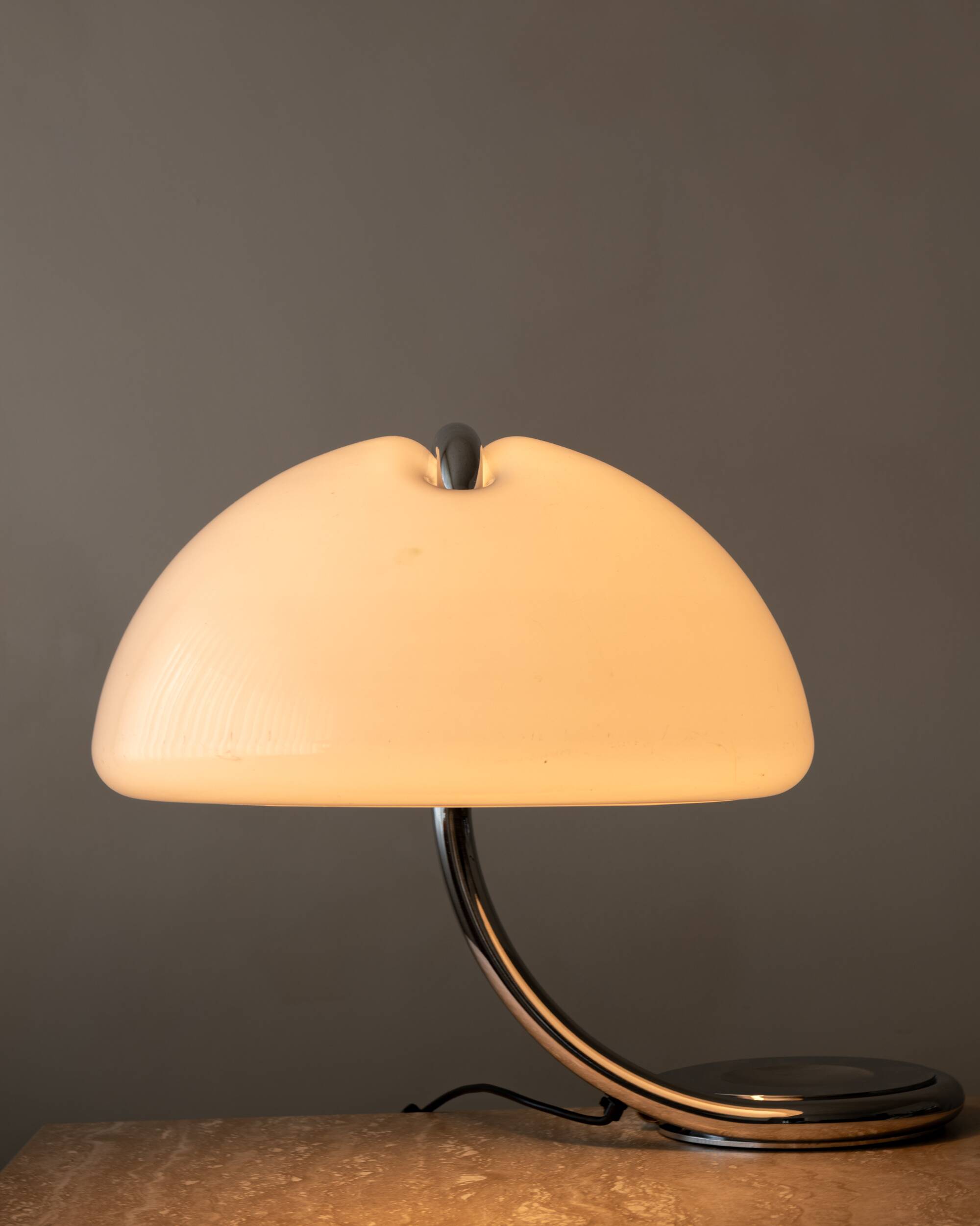 Serpente Model 599 Table Lamp by Elio Martinelli for Martinelli Luce, 1970s