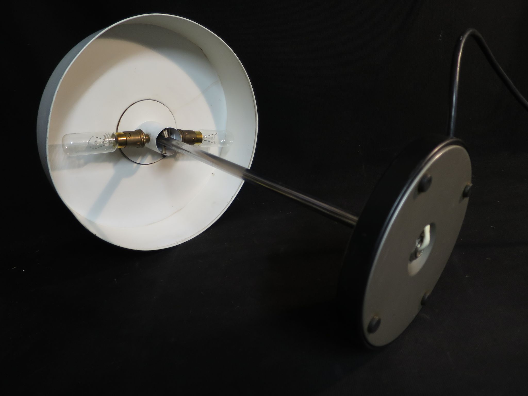 Lampe de bureau à systeme monte et baisse 1970