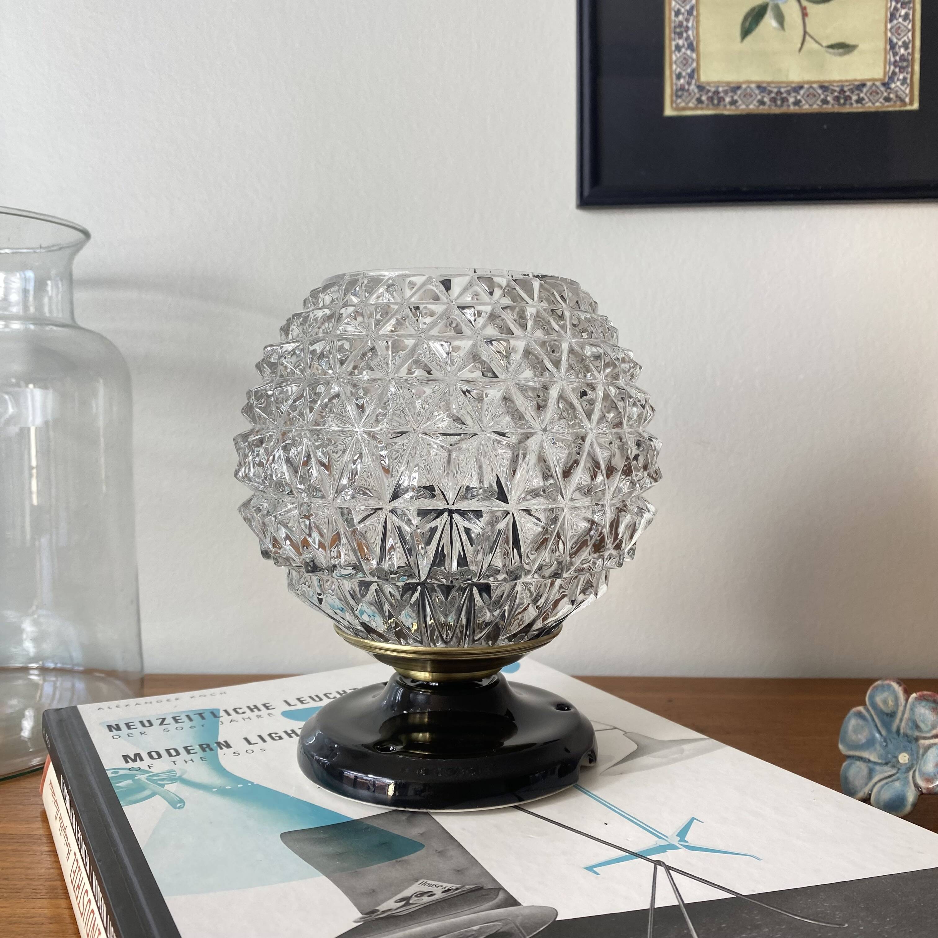 Ceiling light or globe wall light, 14 cm, porcelain rose.