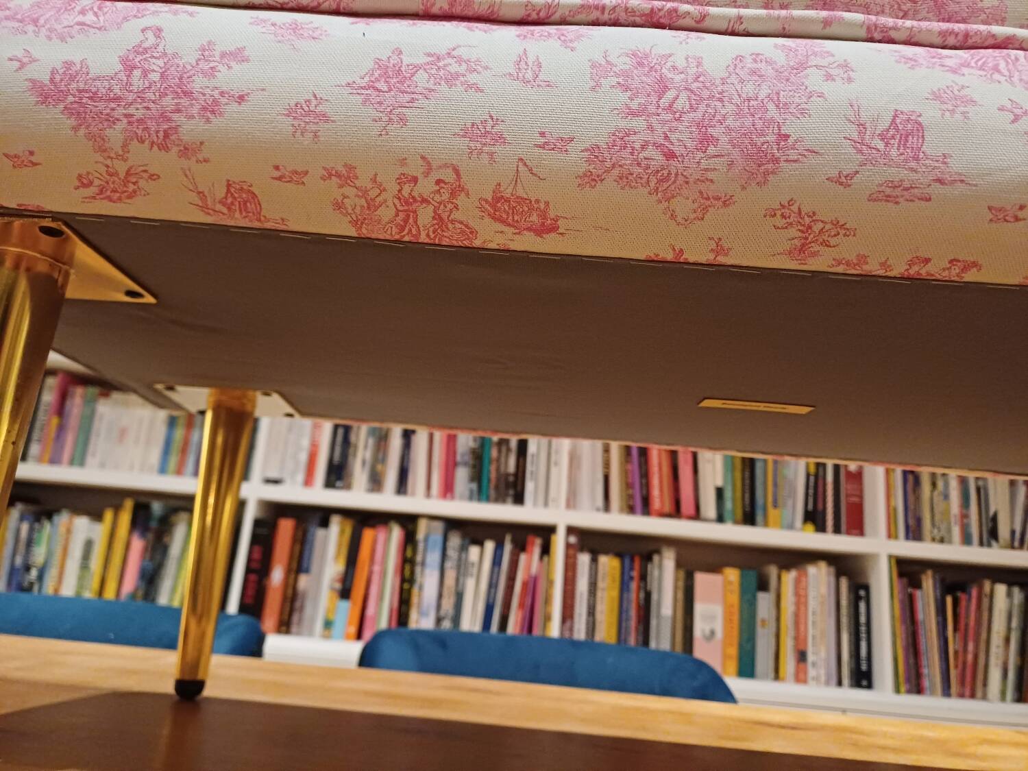 Toile de Jouy chaise longue