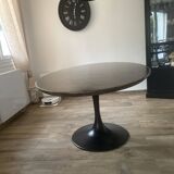 Blue stone dining table