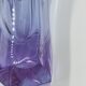 Vintage Murano Crystal Finger Vase Purple