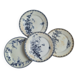 Vintage blue dinner plates