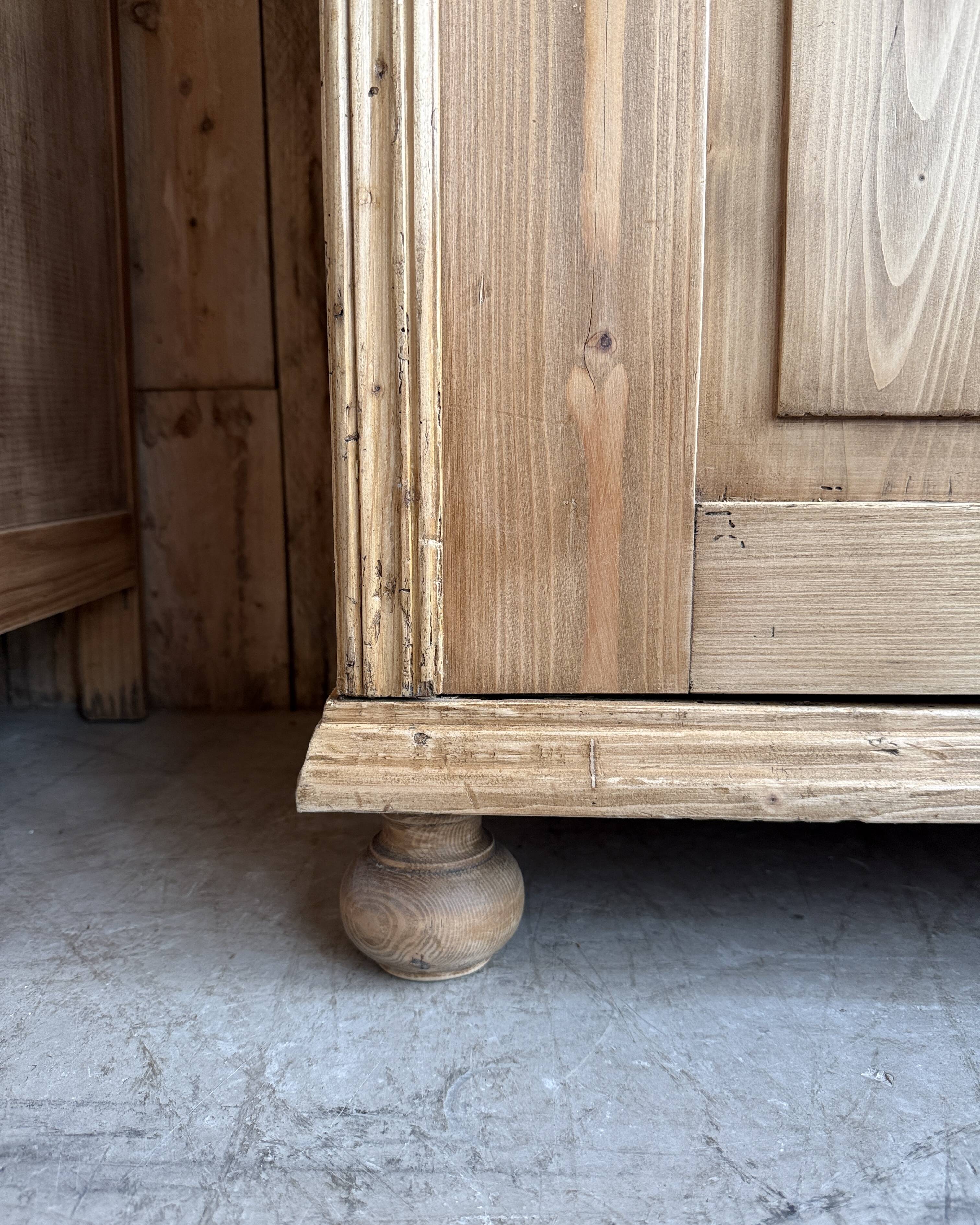 Antique solid pine sideboard