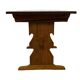 Vintage Pinewood Dining Table Desk with Drawer 60s Design