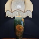 Green flowered lamp