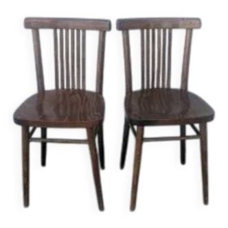 Pair of bistro chairs